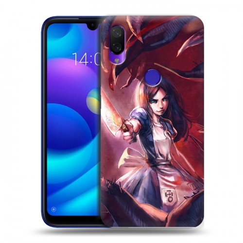 Дизайнерский пластиковый чехол для Xiaomi Mi Play Alice Madness Returns