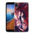 Дизайнерский силиконовый чехол для Xiaomi RedMi 7A Alice Madness Returns