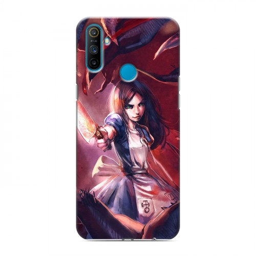 Дизайнерский силиконовый чехол для Realme C3 Alice Madness Returns