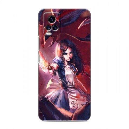 Дизайнерский пластиковый чехол для Vivo V20 Alice Madness Returns