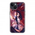 Дизайнерский пластиковый чехол для Iphone 14 Alice Madness Returns