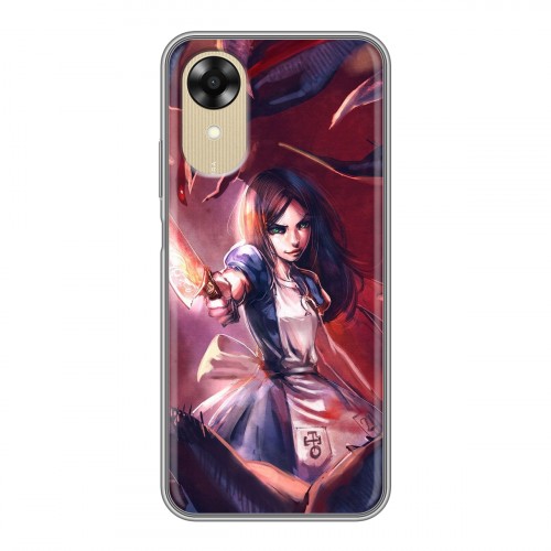 Дизайнерский силиконовый чехол для OPPO A17k Alice Madness Returns