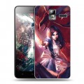 Дизайнерский силиконовый чехол для Lenovo S580 Ideaphone Alice Madness Returns