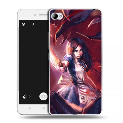 Дизайнерский пластиковый чехол для Lenovo S90 Alice Madness Returns