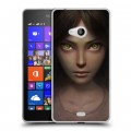 Дизайнерский пластиковый чехол для Microsoft Lumia 540 Alice Madness Returns