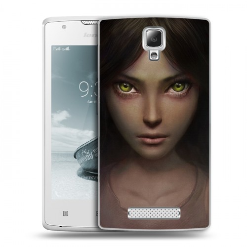 Дизайнерский пластиковый чехол для Lenovo A1000 Alice Madness Returns