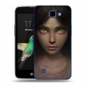 Дизайнерский пластиковый чехол для LG K4 Alice Madness Returns