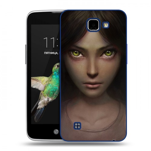 Дизайнерский пластиковый чехол для LG K4 Alice Madness Returns