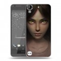 Дизайнерский пластиковый чехол для HTC Desire 530 Alice Madness Returns