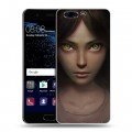 Дизайнерский пластиковый чехол для Huawei P10 Alice Madness Returns