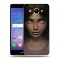 Дизайнерский пластиковый чехол для Huawei Y3 (2017) Alice Madness Returns