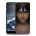 Дизайнерский пластиковый чехол для Nokia 5.1 Alice Madness Returns