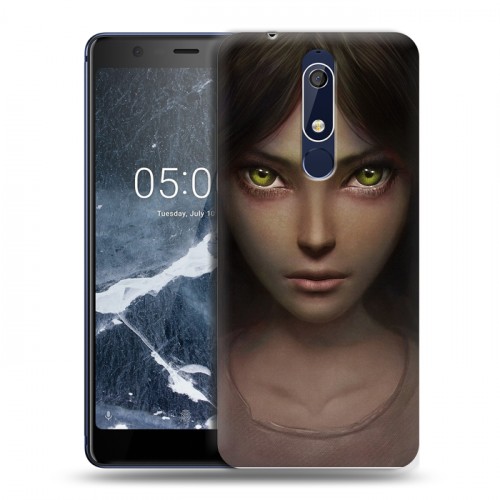 Дизайнерский пластиковый чехол для Nokia 5.1 Alice Madness Returns