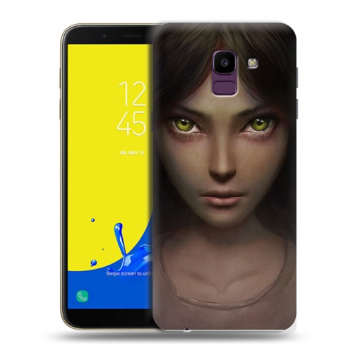 Дизайнерский пластиковый чехол для Samsung Galaxy J6 Alice Madness Returns