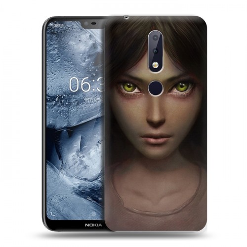 Дизайнерский силиконовый чехол для Nokia 6.1 Plus Alice Madness Returns