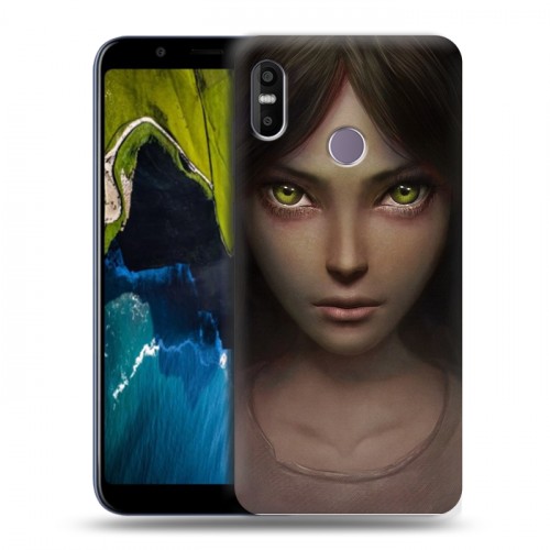 Дизайнерский пластиковый чехол для HTC U12 Life Alice Madness Returns