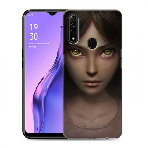 Дизайнерский силиконовый с усиленными углами чехол для OPPO A31 Alice Madness Returns