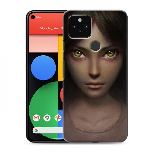 Дизайнерский пластиковый чехол для Google Pixel 5 Alice Madness Returns