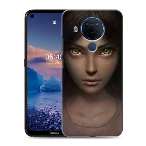 Дизайнерский силиконовый чехол для Nokia 5.4 Alice Madness Returns