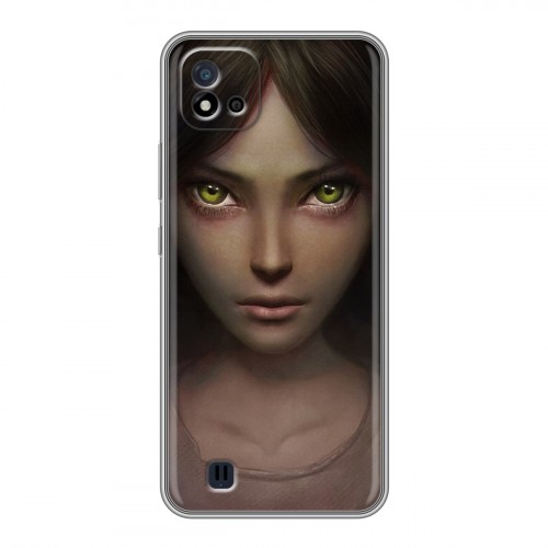 Дизайнерский силиконовый чехол для Realme C20 Alice Madness Returns