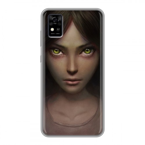 Дизайнерский силиконовый чехол для ZTE Blade A31 Alice Madness Returns