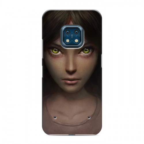 Дизайнерский силиконовый с усиленными углами чехол для Nokia XR20 Alice Madness Returns