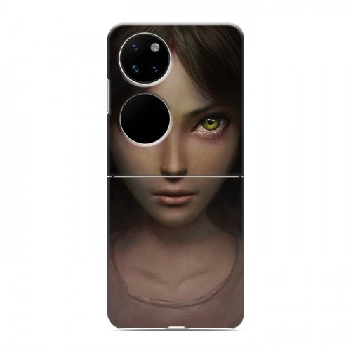 Дизайнерский пластиковый чехол для Huawei P50 Pocket Alice Madness Returns