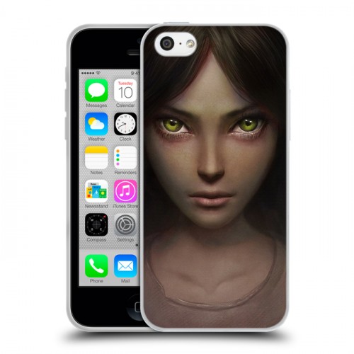 Дизайнерский пластиковый чехол для Iphone 5c Alice Madness Returns