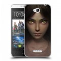 Дизайнерский пластиковый чехол для HTC Desire 616 Alice Madness Returns