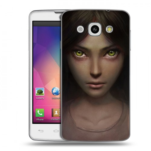 Дизайнерский пластиковый чехол для LG L60 Alice Madness Returns