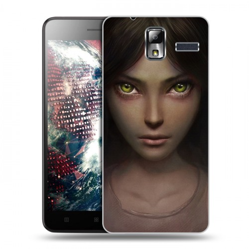 Дизайнерский силиконовый чехол для Lenovo S580 Ideaphone Alice Madness Returns