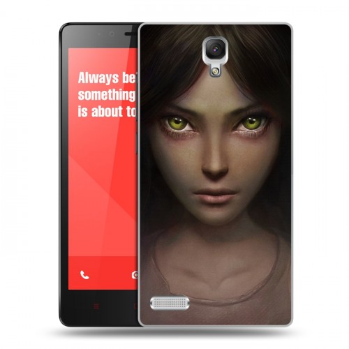 Дизайнерский пластиковый чехол для Xiaomi RedMi Note Alice Madness Returns