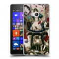 Дизайнерский пластиковый чехол для Microsoft Lumia 540 Alice Madness Returns