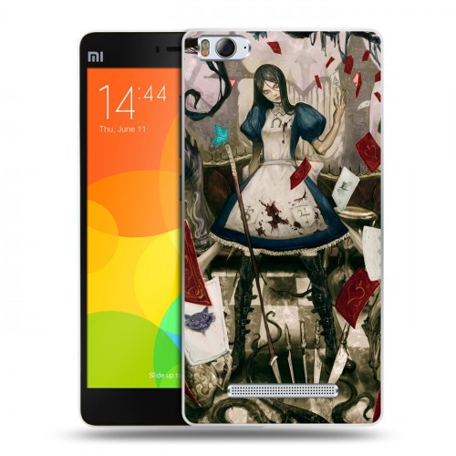 Дизайнерский пластиковый чехол для Xiaomi Mi4i Alice Madness Returns