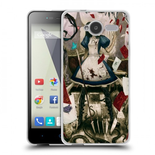 Дизайнерский пластиковый чехол для ZTE Blade L3 Alice Madness Returns