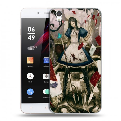 Дизайнерский пластиковый чехол для OnePlus X Alice Madness Returns