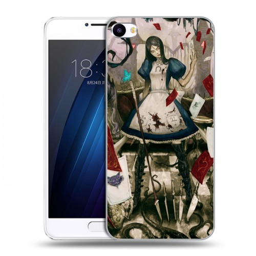 Дизайнерский пластиковый чехол для Meizu U20 Alice Madness Returns