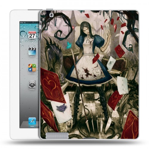 Дизайнерский пластиковый чехол для Ipad 2/3/4 Alice Madness Returns