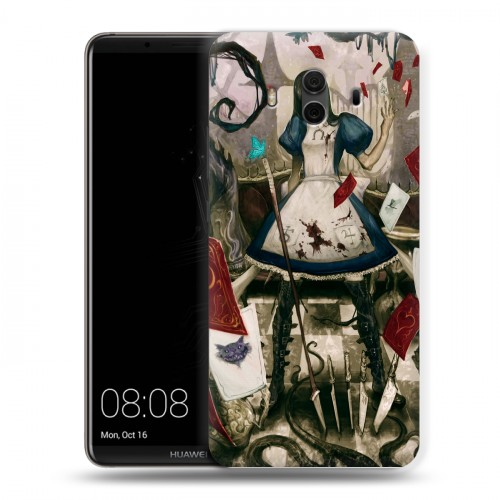 Дизайнерский пластиковый чехол для Huawei Mate 10 Alice Madness Returns