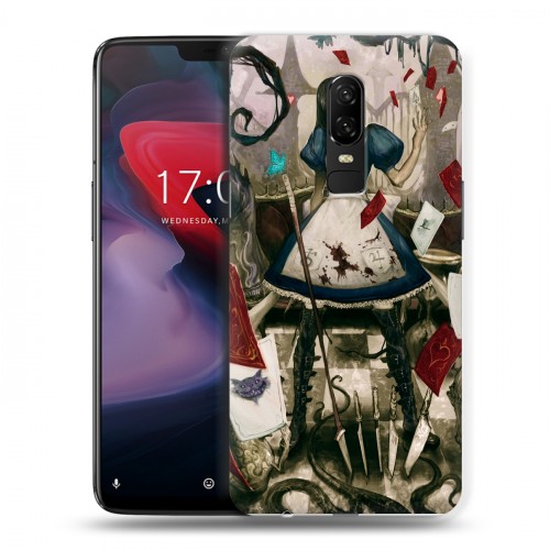 Дизайнерский пластиковый чехол для OnePlus 6 Alice Madness Returns