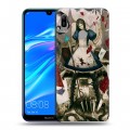 Дизайнерский пластиковый чехол для Huawei Y6 (2019) Alice Madness Returns