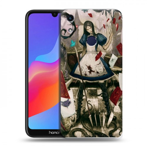 Дизайнерский пластиковый чехол для Huawei Honor 8A Alice Madness Returns