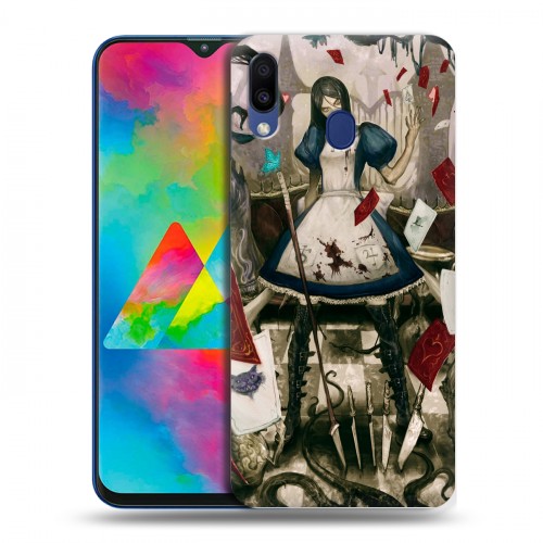 Дизайнерский пластиковый чехол для Samsung Galaxy M20 Alice Madness Returns