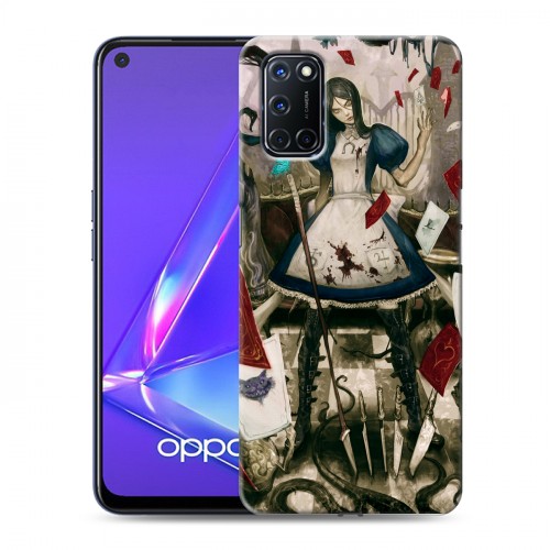 Дизайнерский пластиковый чехол для OPPO A52 Alice Madness Returns