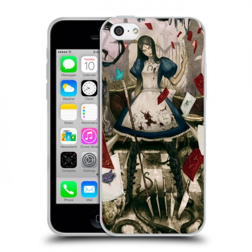 Дизайнерский пластиковый чехол для Iphone 5c Alice Madness Returns