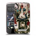 Дизайнерский пластиковый чехол для HTC Desire 500 Alice Madness Returns