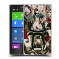 Дизайнерский силиконовый чехол для Nokia XL Alice Madness Returns