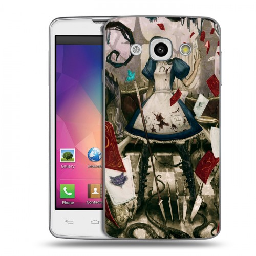 Дизайнерский пластиковый чехол для LG L60 Alice Madness Returns