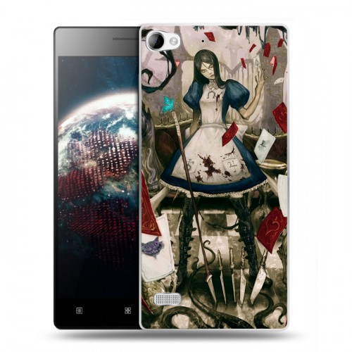 Дизайнерский пластиковый чехол для Lenovo Vibe X2 Alice Madness Returns