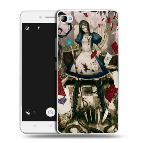 Дизайнерский пластиковый чехол для Lenovo S90 Alice Madness Returns